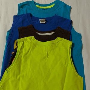 Bundle 4 Pack Sleeveless Tees Tshirts Boys Size 8